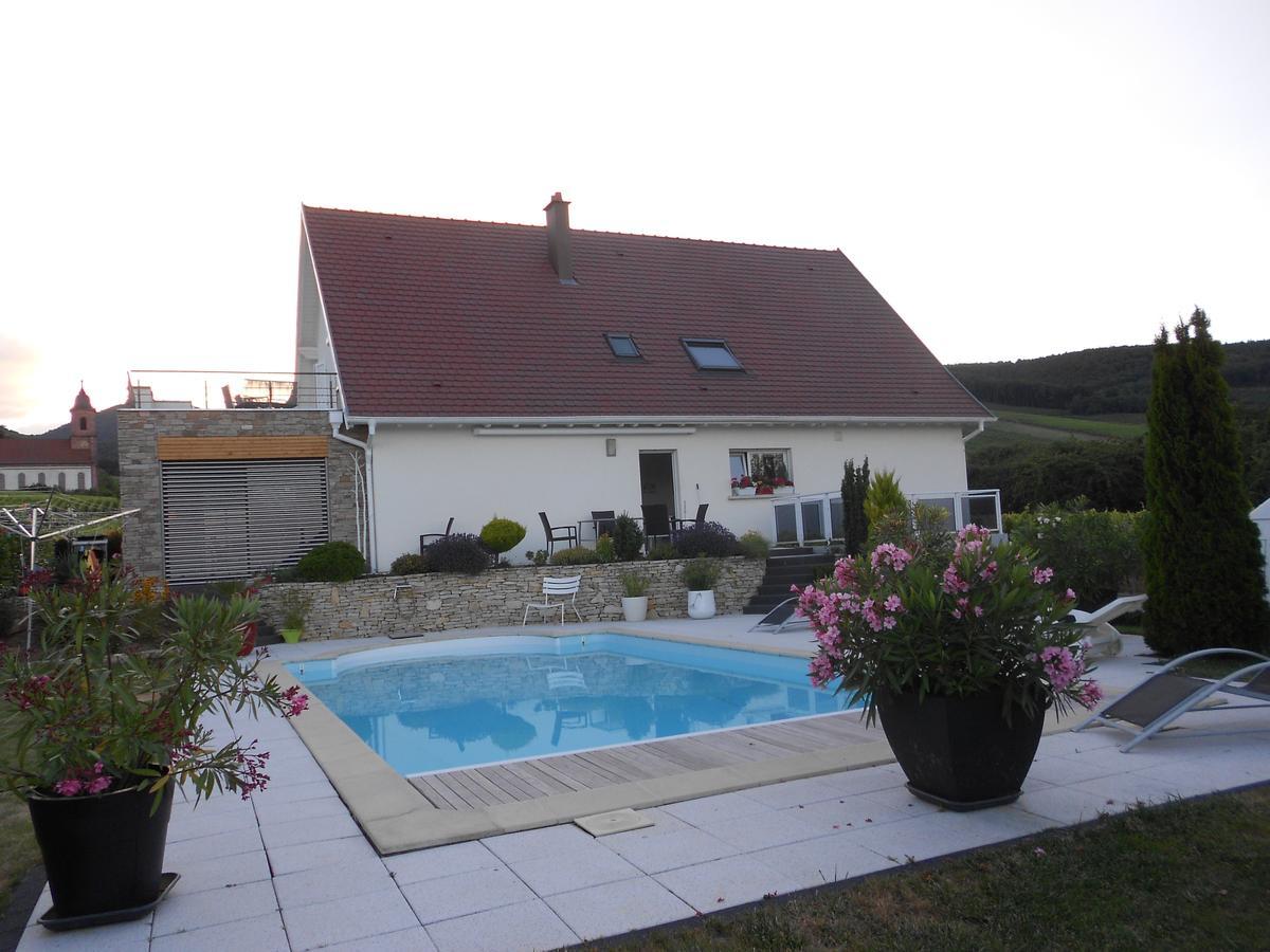 Au Coeur Du Vignoble Bed & Breakfast ออร์ชวิลแลร์ ภายนอก รูปภาพ